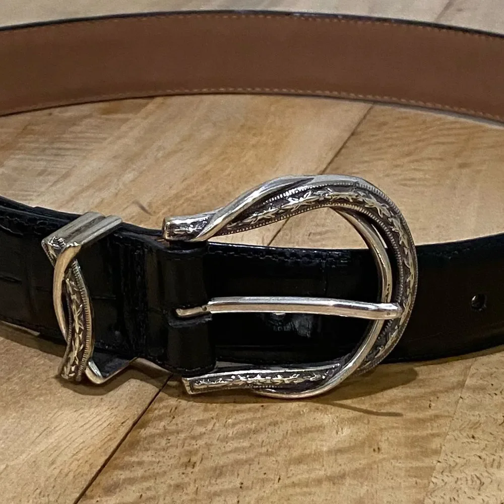 Brighton black leather